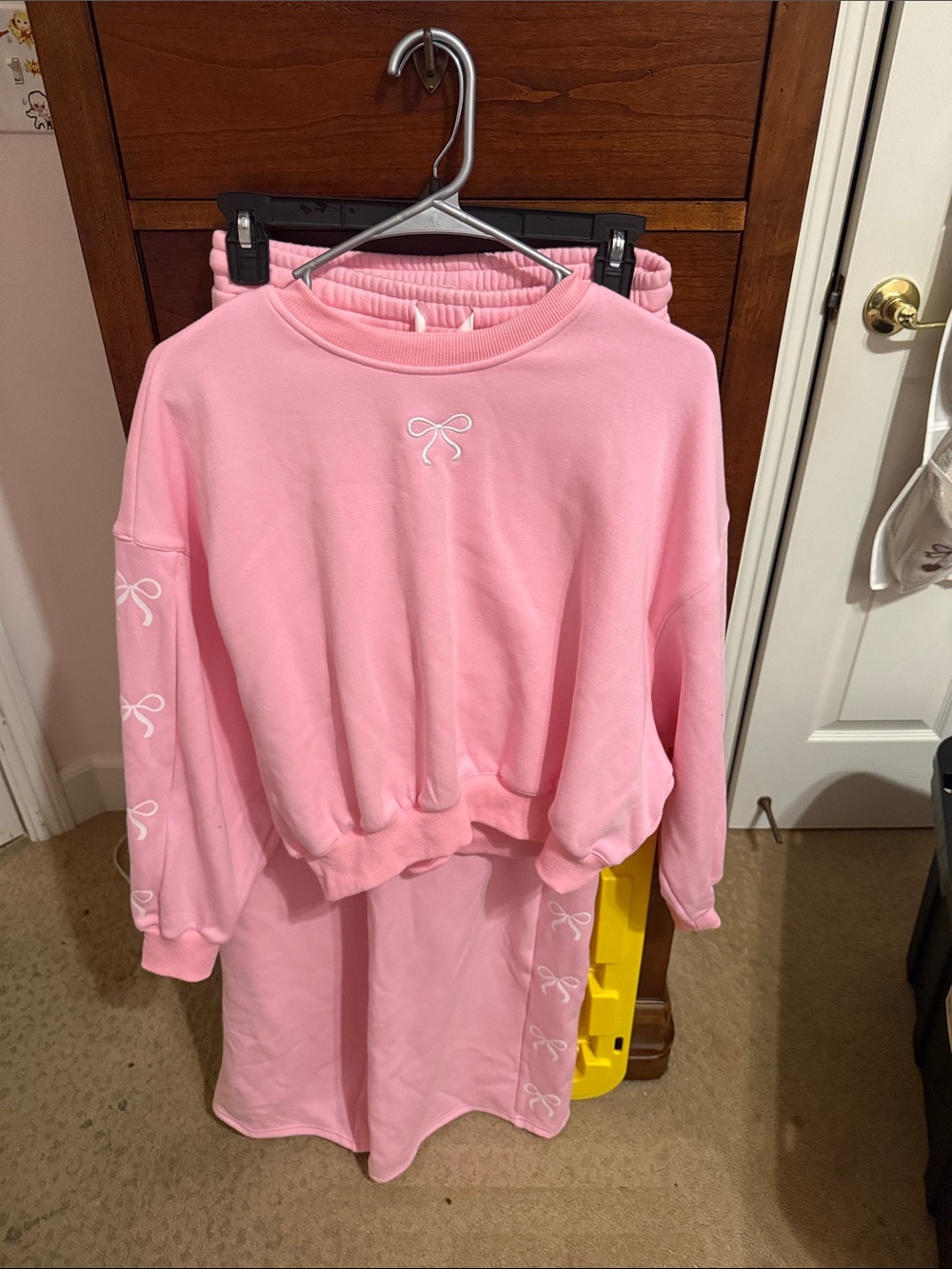 Bow sweats set